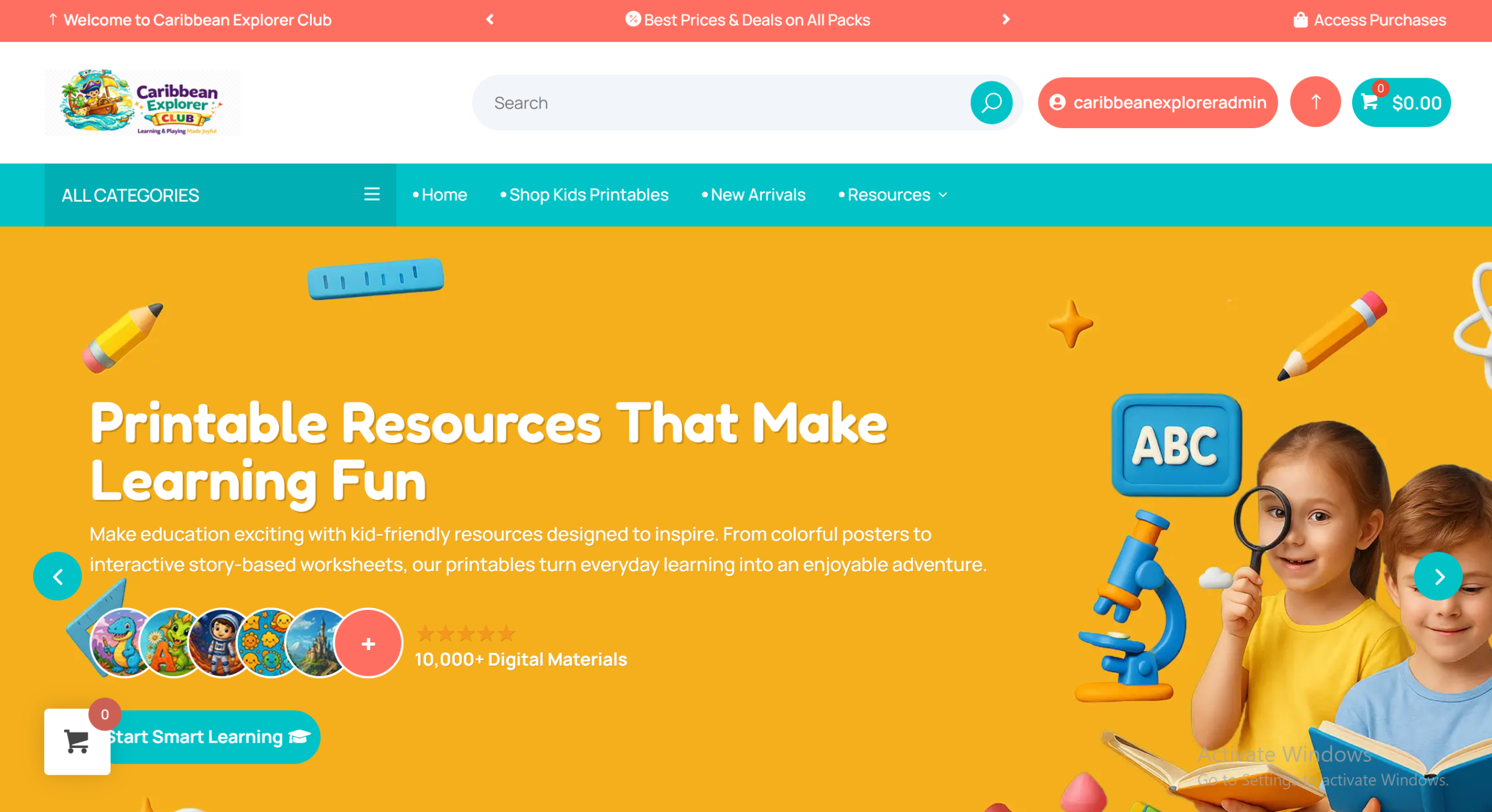 A Printable and Coloring Book Website