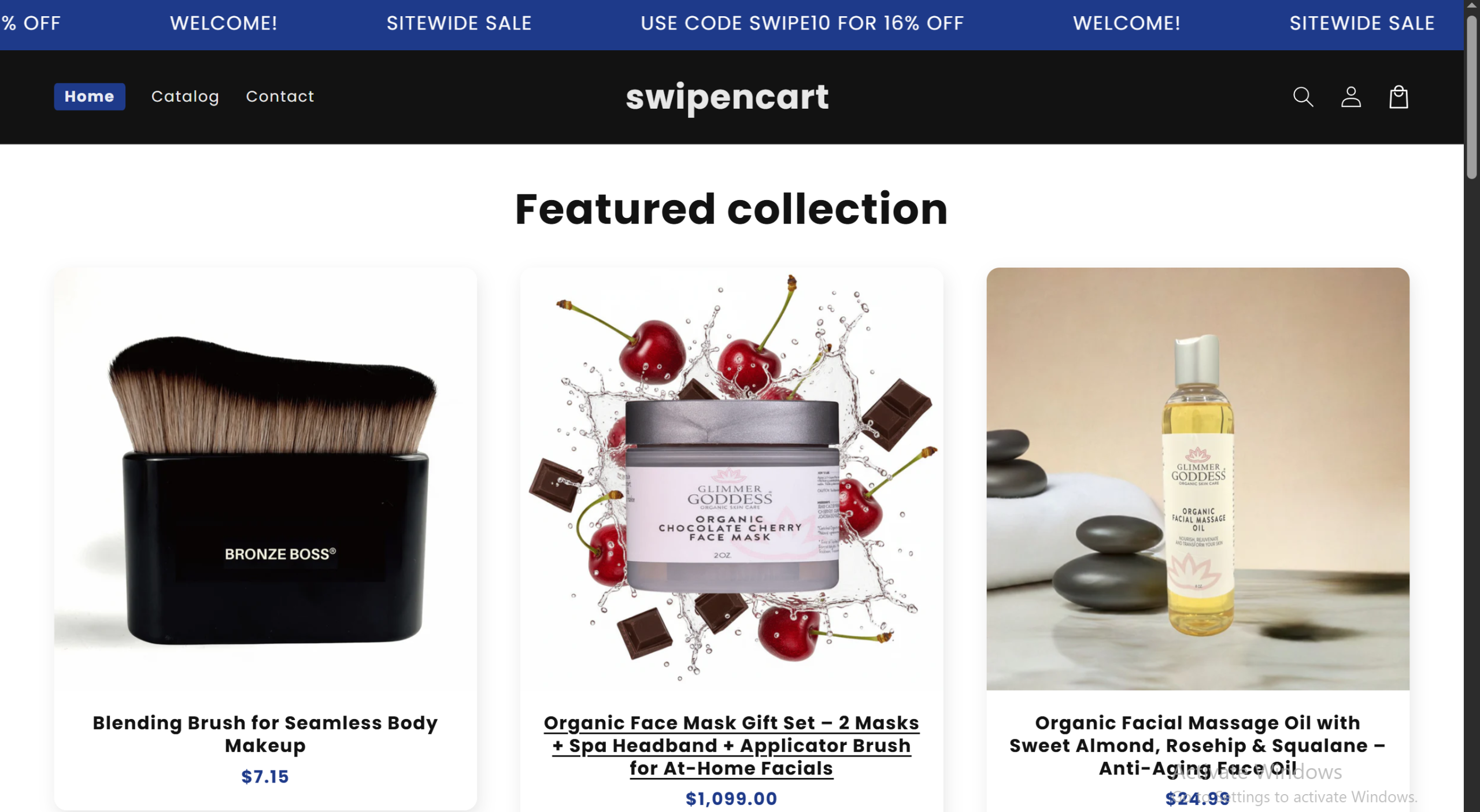 Skin Care Products Store